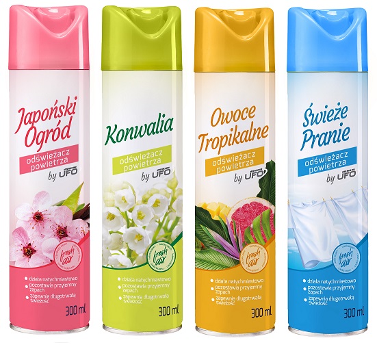 UFO odświeżacz powietrza 300ml sort