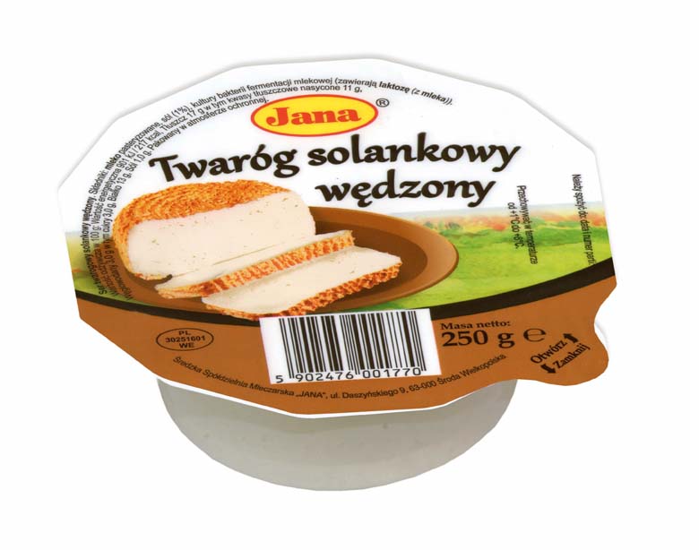 Twaróg solankowy wędzony Jana 250g