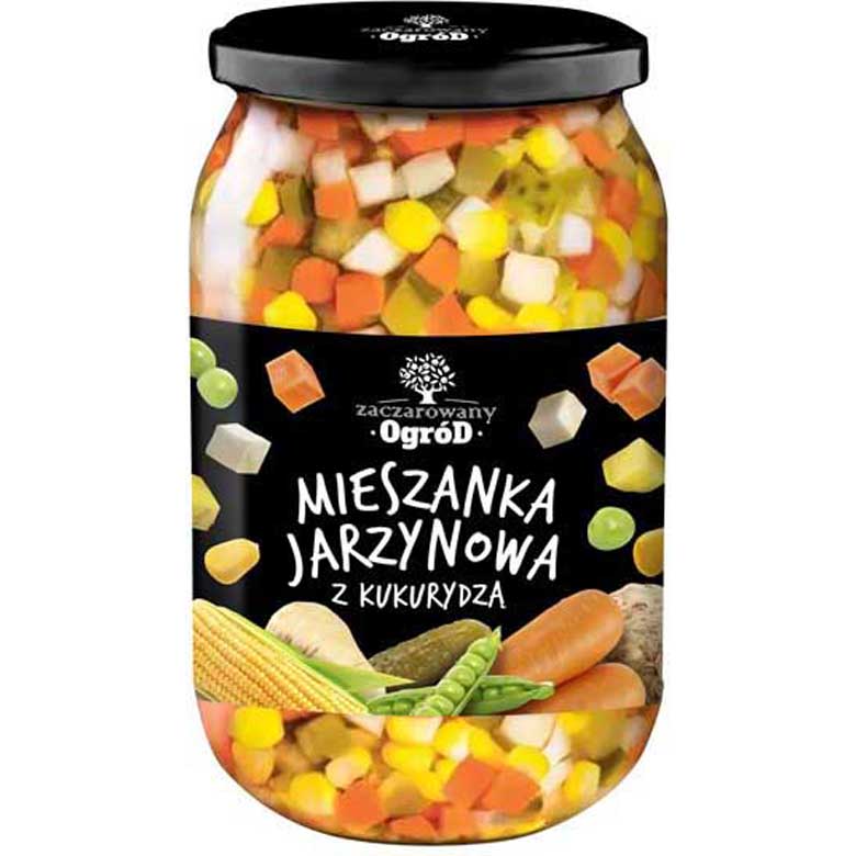 Mieszanka jarzynowa z kukurydzą Zaczarowany Ogród 860/570g