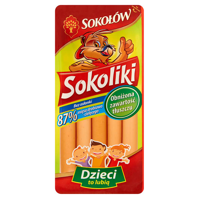 Parówki  Sokolik    140g esklep.polomarket.pl