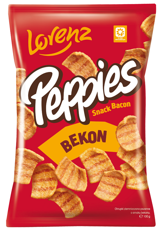 Chrupki Peppies Bekon 100g