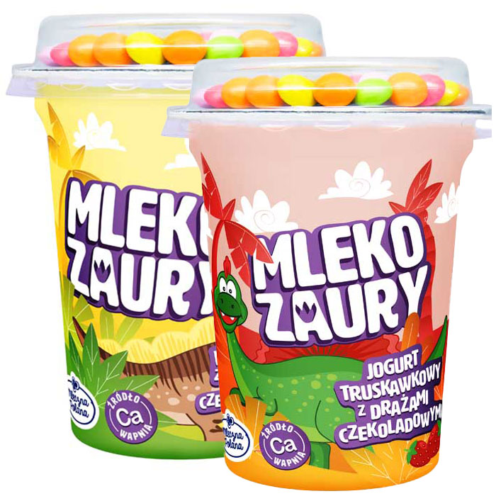 Mleczna Polana Mlekozaury 113g sort