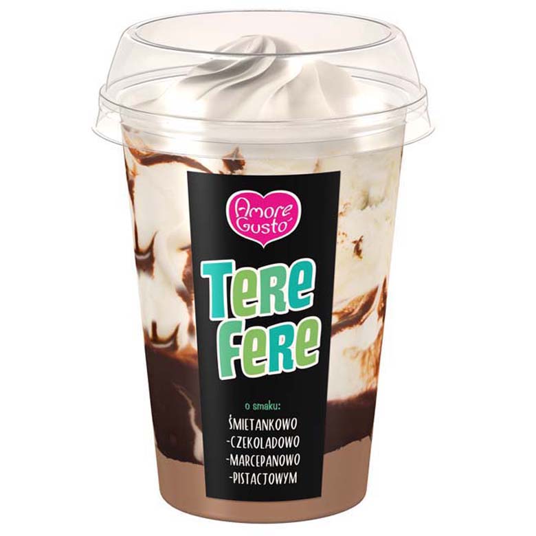 Lody kubek śmietanka-czekolada-marcepan-pistacja A.G.Tere Fere 220ml