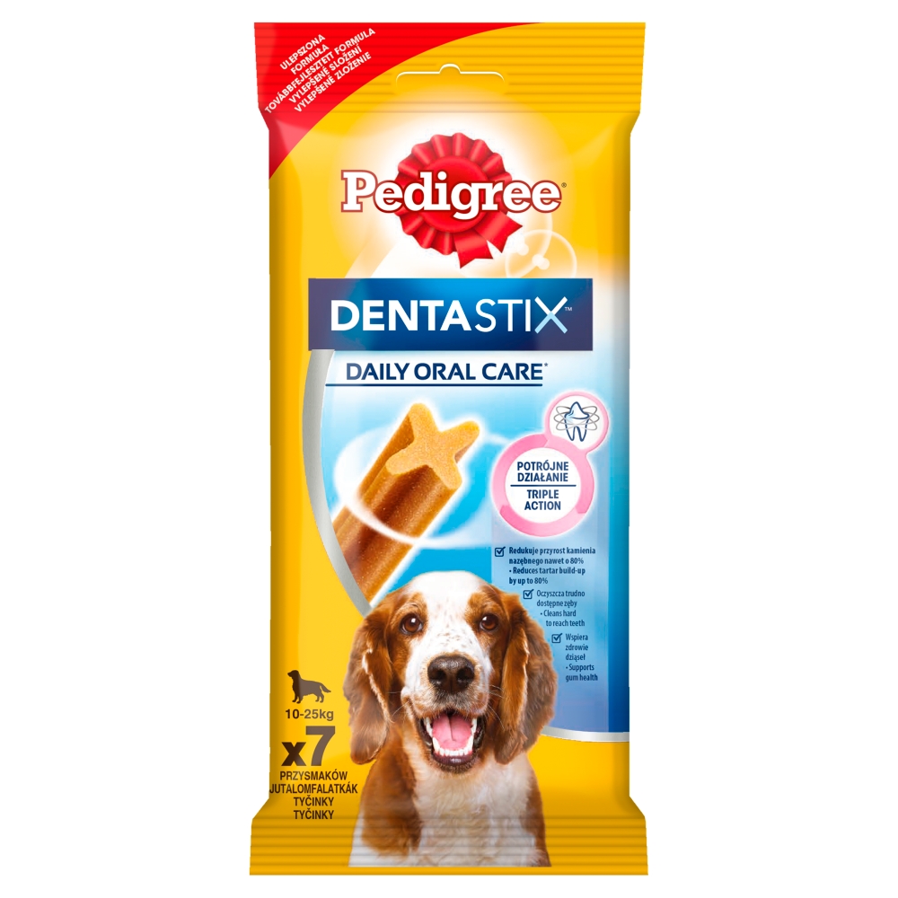 Przekąska dla psa średnie rasy Pedigree Dentastix 180g