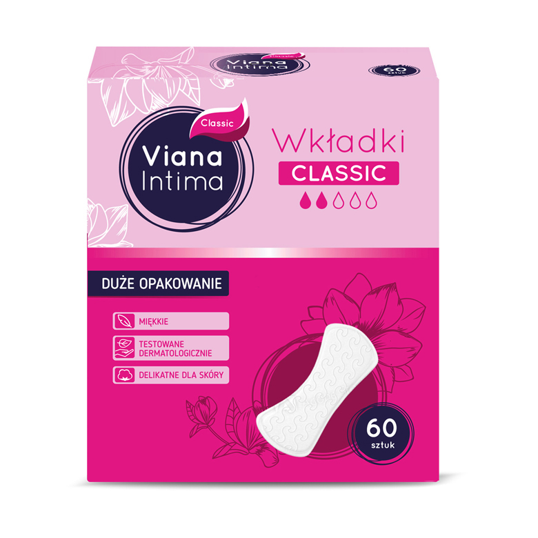 Wkładki higieniczne Viana Intima 60szt.