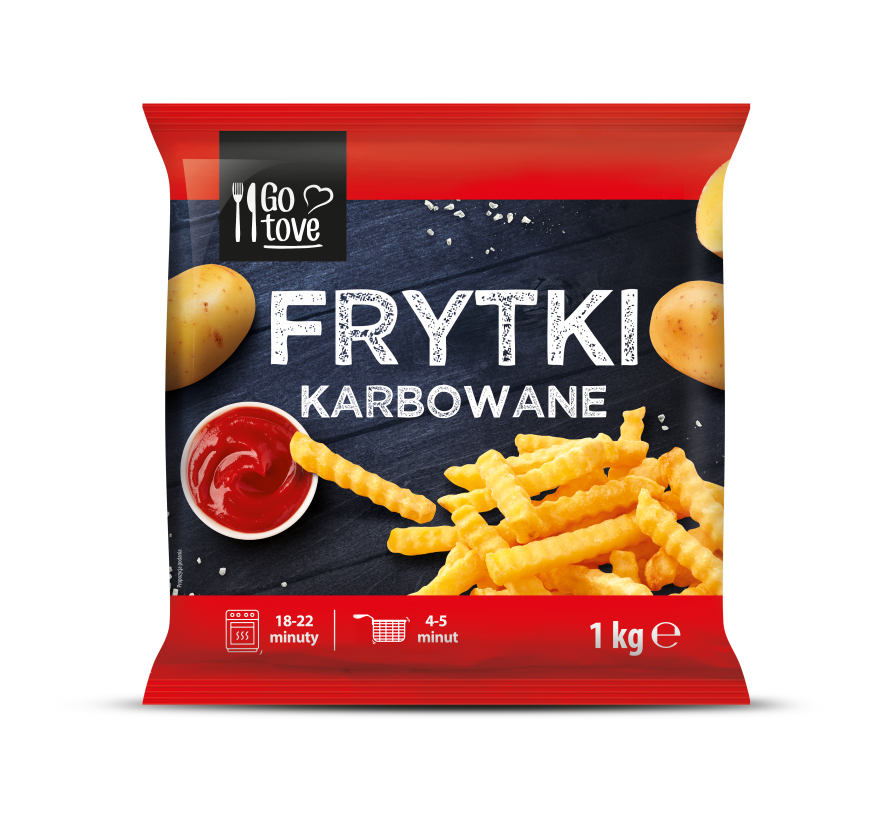 Go tove frytki karbowane 1kg