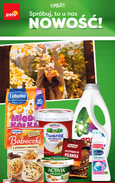 Okładka: Katalog Nowości Polomarket od czw. 8.10 do sob. 31.10