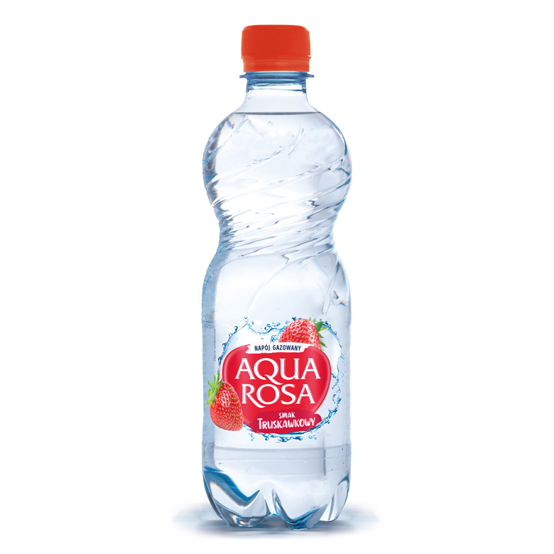 Napój o smaku truskawkowym gazowany Aqua Rosa 0,5L