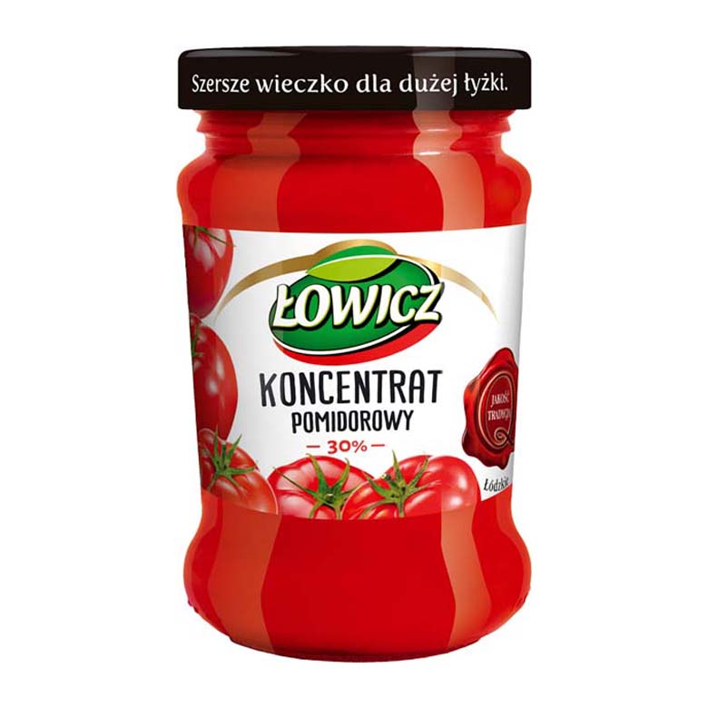 Koncentrat pomidorowy 0,3 Łowicz 190g esklep.polomarket.pl