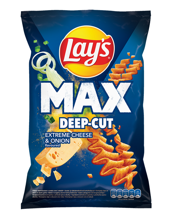Chipsy Lays Max ser cebula 120g esklep.polomarket.pl