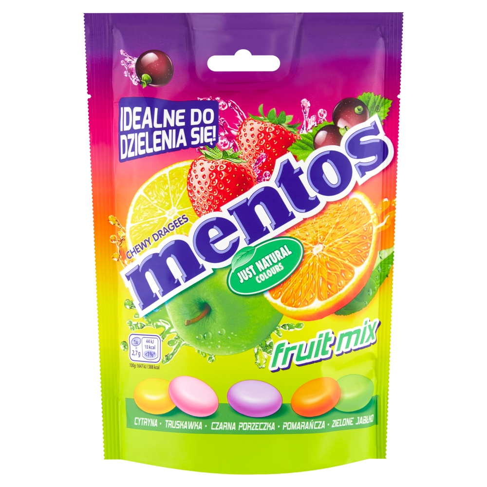 Draże Mentos Fruit 160g