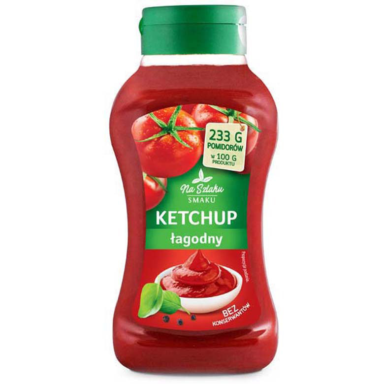 Ketchup łagodny bez konserwantów Na Szlaku Smaku 560g