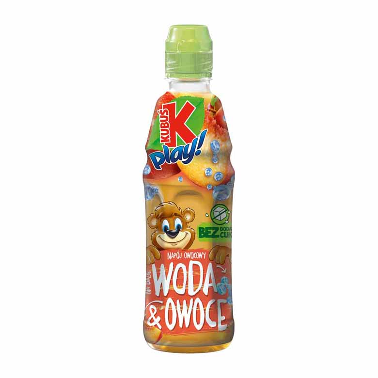Napój jabłko-malina Kubuś Play 400ml esklep.polomarket.pl
