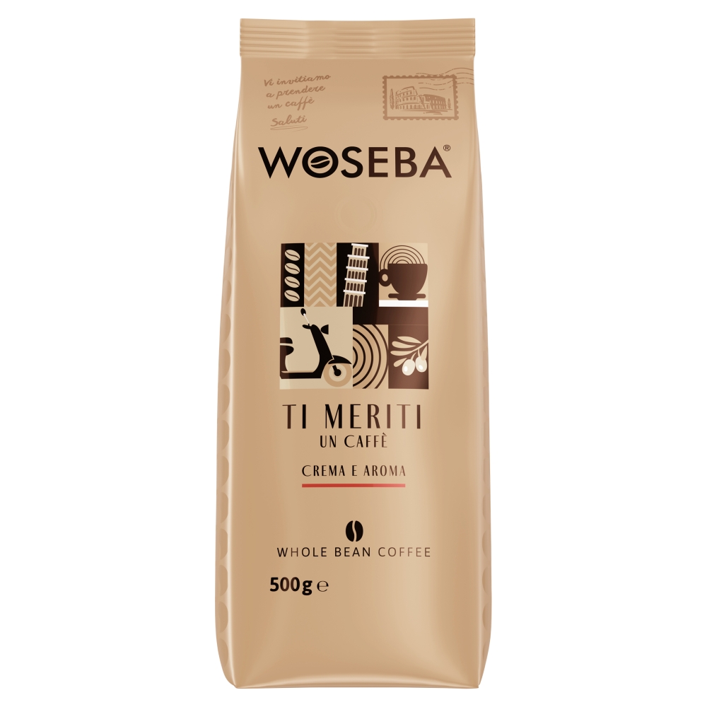 Kawa Crema E Aroma ziarnista Ti Meriti 500g