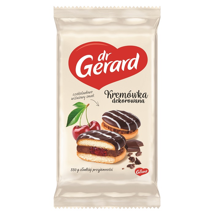 Ciastka wiśniowe Kremówki 330g