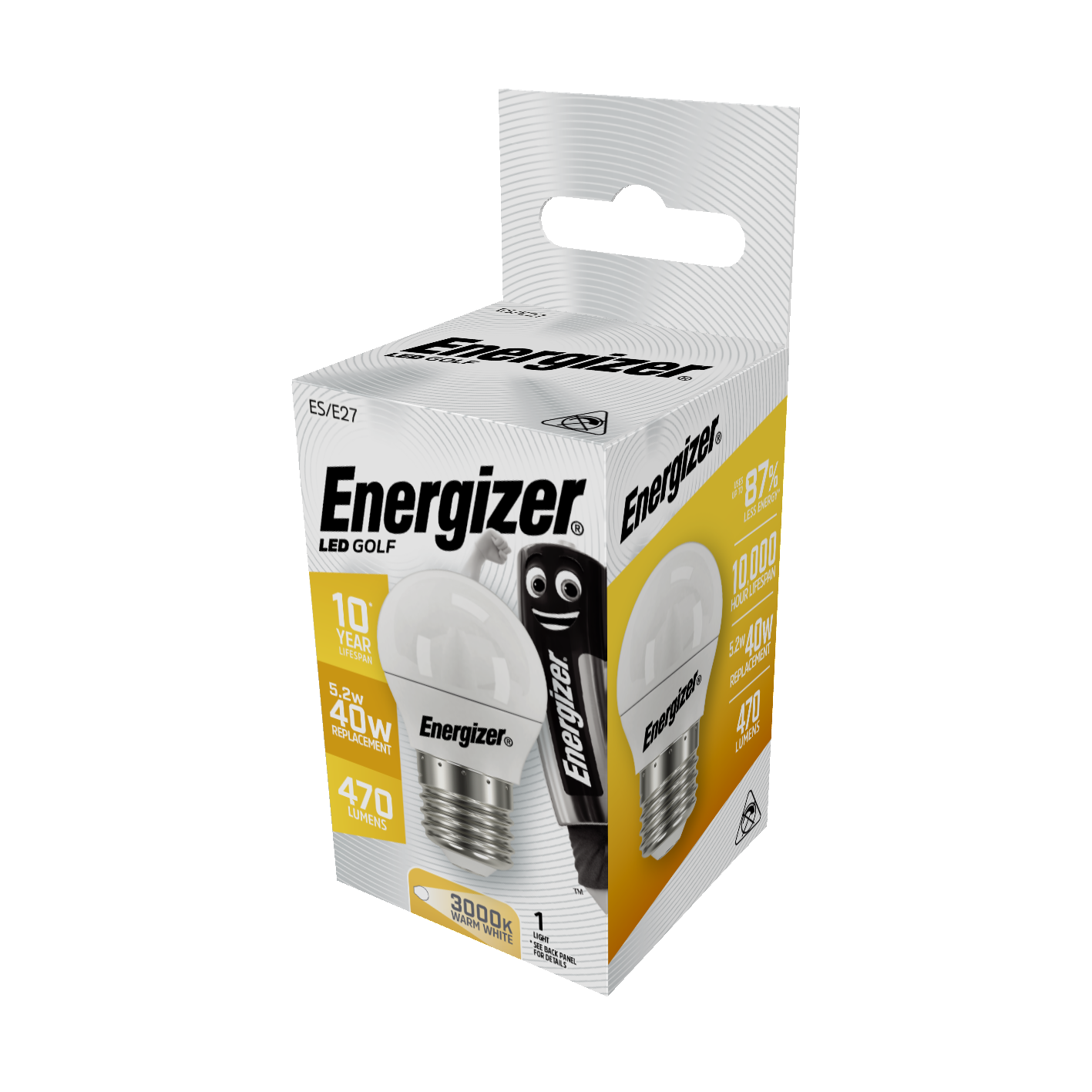 ENERGIZER ŻARÓWKA LED BULB E27 470LM 40W ciepła barwa