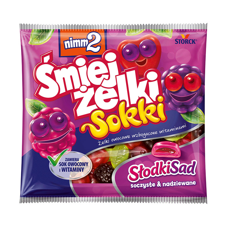 Żelki owocowe Śmiejżelki Nimm2 100g esklep.polomarket.pl