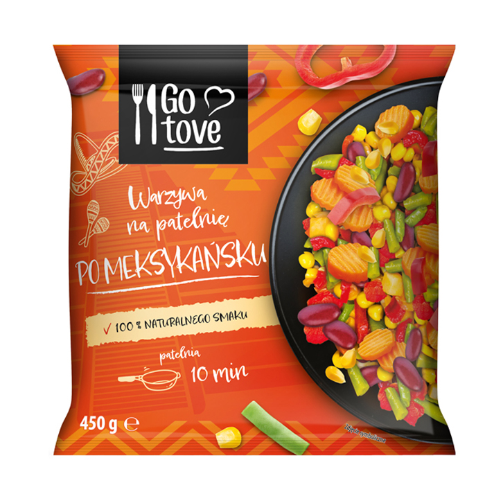 Warzywa na patelnię po meksykańsku Go tove 450g