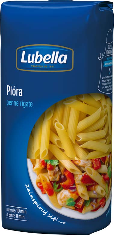 Makaron Lubella pióra 400g esklep.polomarket.pl