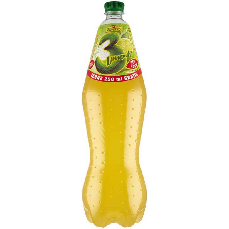 Napój Zbyszko 3 Limonki gazowany 1,75L