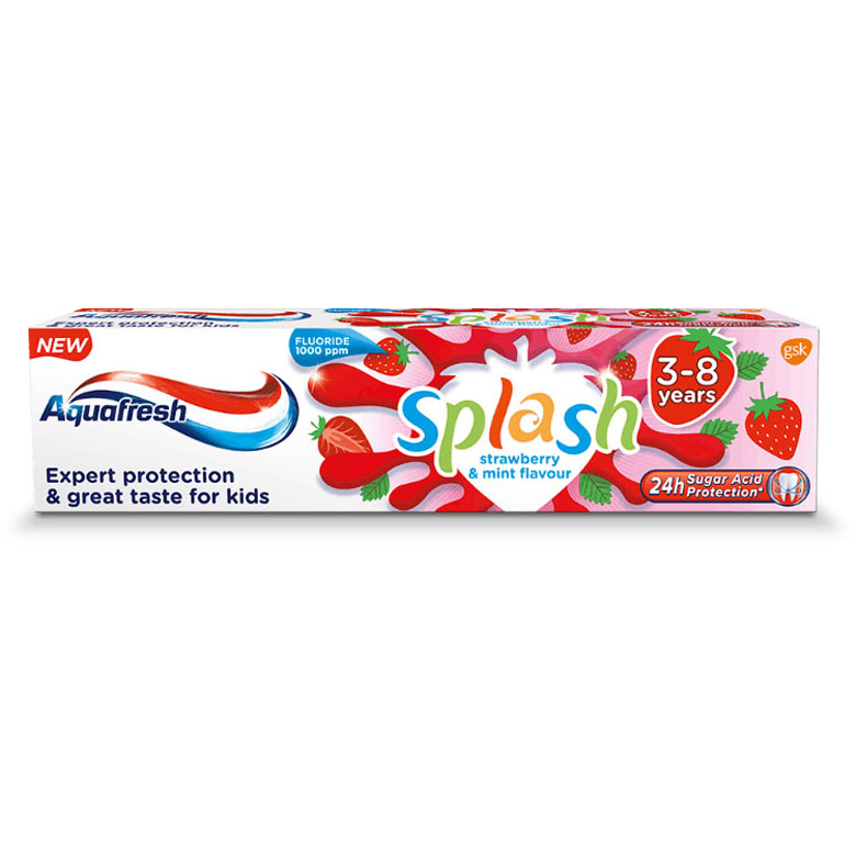 Pasta Aquafresh Splash dla dzieci 50ml