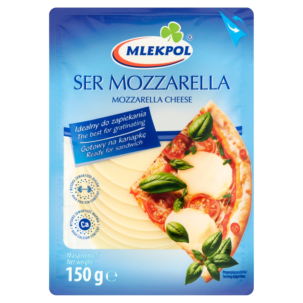 Ser Mozzarella 150g plastry