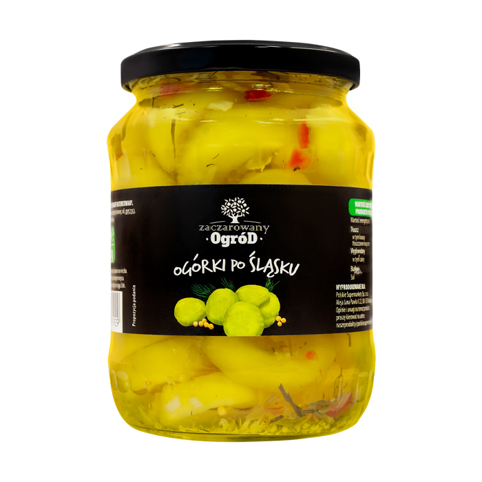 Ogórki po Śląsku Zaczarowany Ogród 670/360g