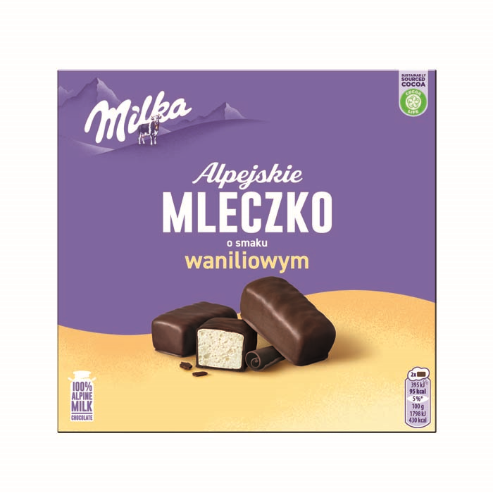 Pianka waniliowa Alpejskie Mleczko 330g