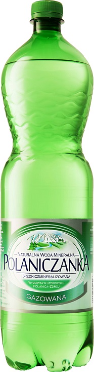 Woda mineralna gazowana Polaniczanka 1,5L