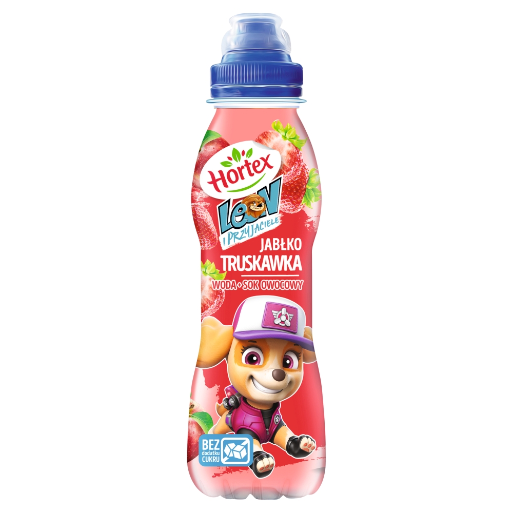 Napój jabłko-truskawka Hortex Leon 0,4l