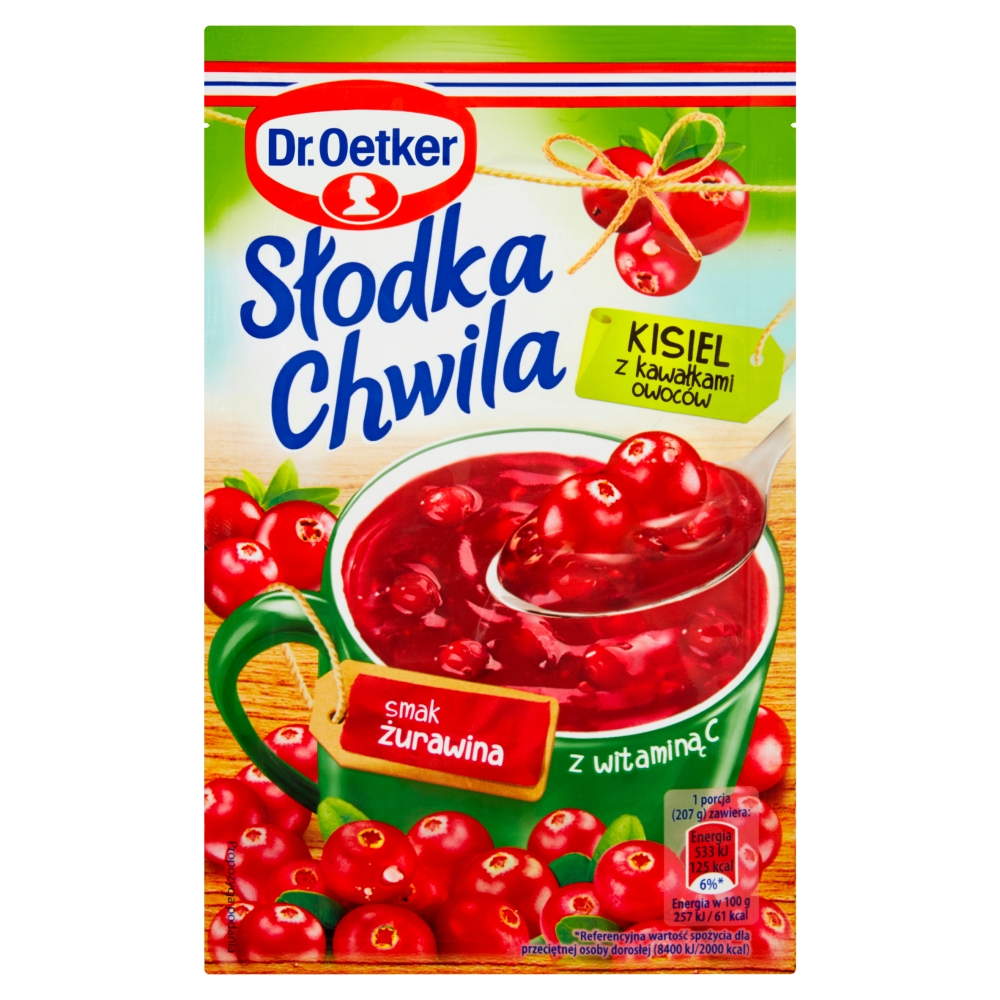 Kisiel z owocami żurawinowy Słodka Chwila 32,5g esklep.polomarket.pl