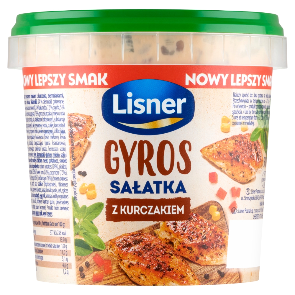 Sałatka Lisner Gyros/Kurki Mix 500g