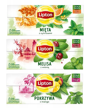 Herbata Lipton Zioła Swiata esklep.polomarket.pl