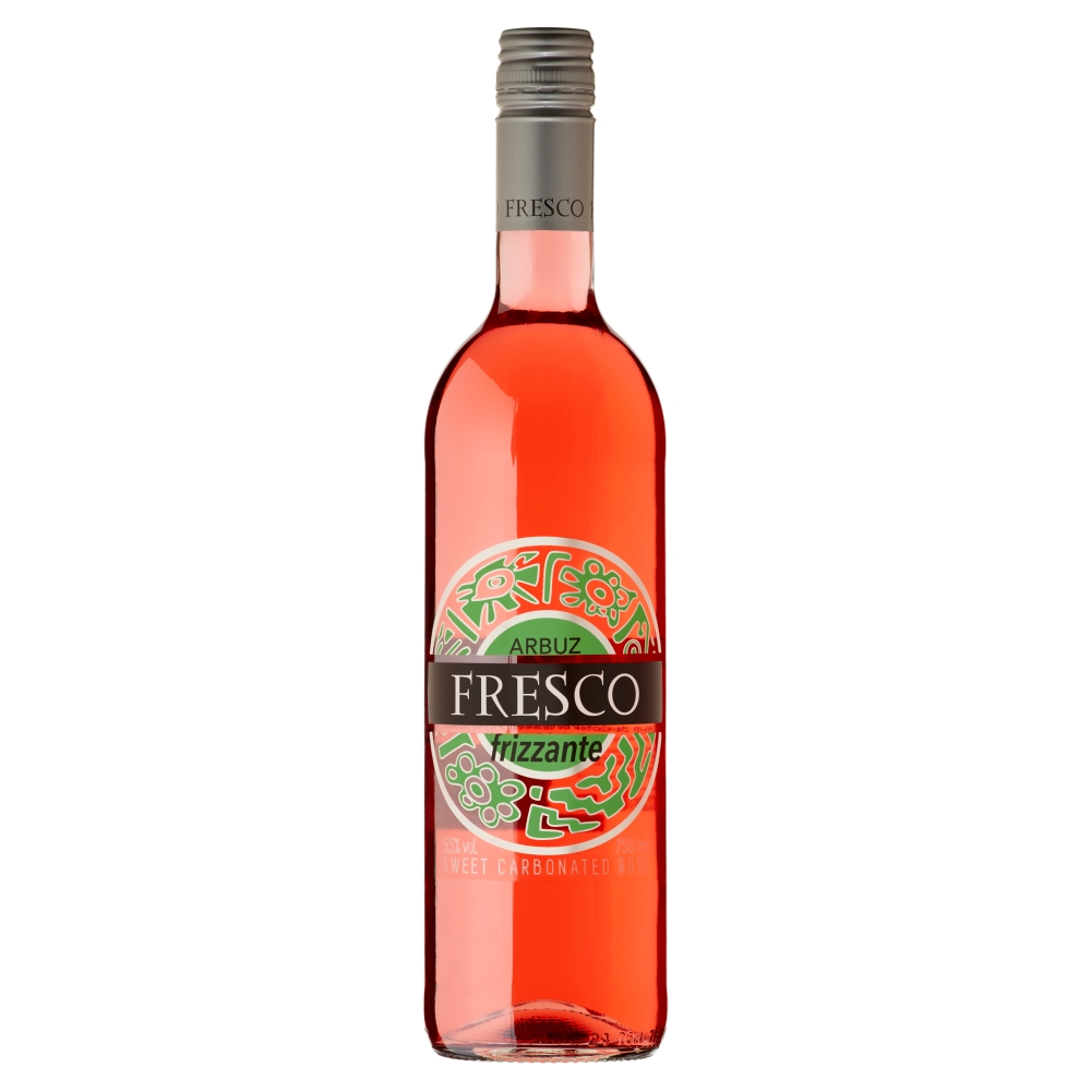 Wino Frizzante różowe słodkie o smaku arbuza Fresco 0,75L