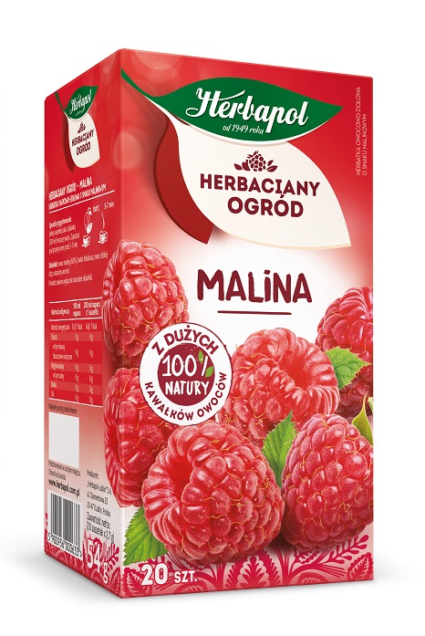Herbatka malina Herbaciany Ogród Herbapol 20tb esklep.polomarket.pl