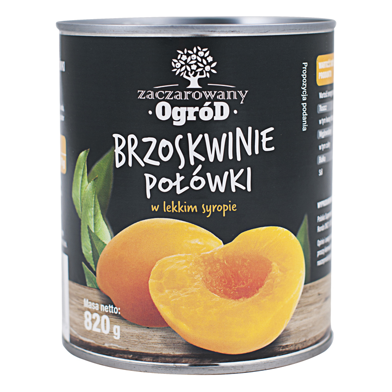 Brzoskwinie połówki w syropie Zaczarowany Ogród 820g