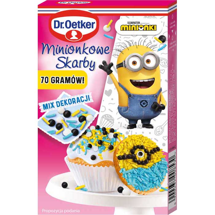 Posypka Dr.Oetker minionkowe skarby 70g