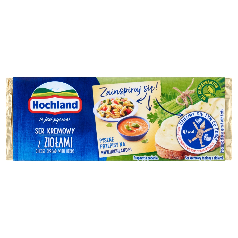 Ser Hochland top. z ziołami blocz. 90g