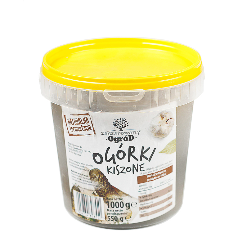 Ogórki kiszone wiadro Zaczarowany Ogród 1 kg