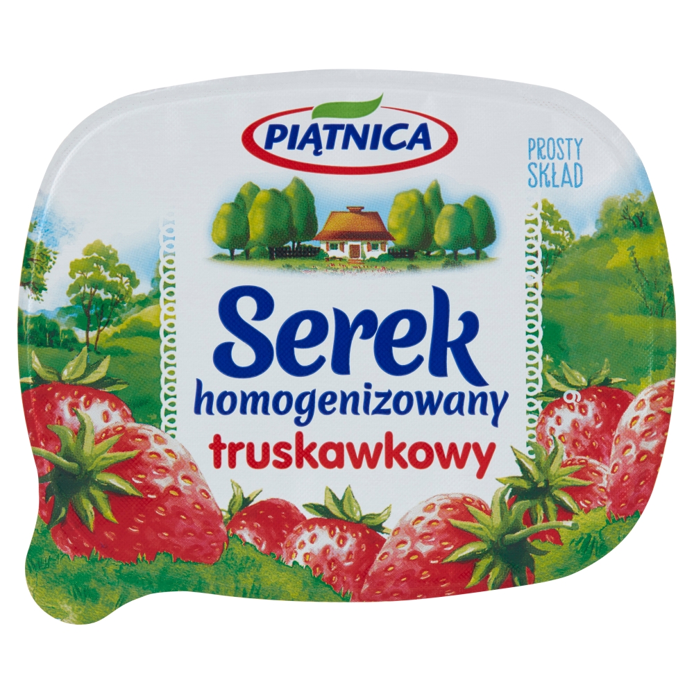Serek homogenizowany truskawka/wanilia mix Piątnica 150g