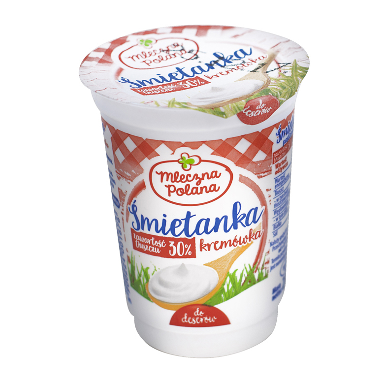 Śmietanka kremowa 30% Mleczna Polana 200g