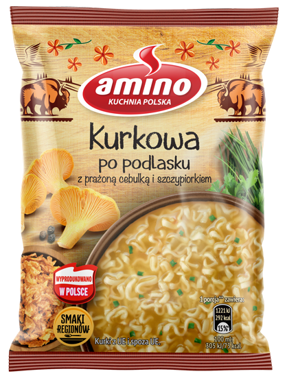 Zupa kurkowa Amino Nudle 61g