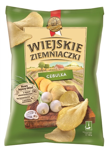 Chipsy wiejs. ziem. ceb z ogród 130g