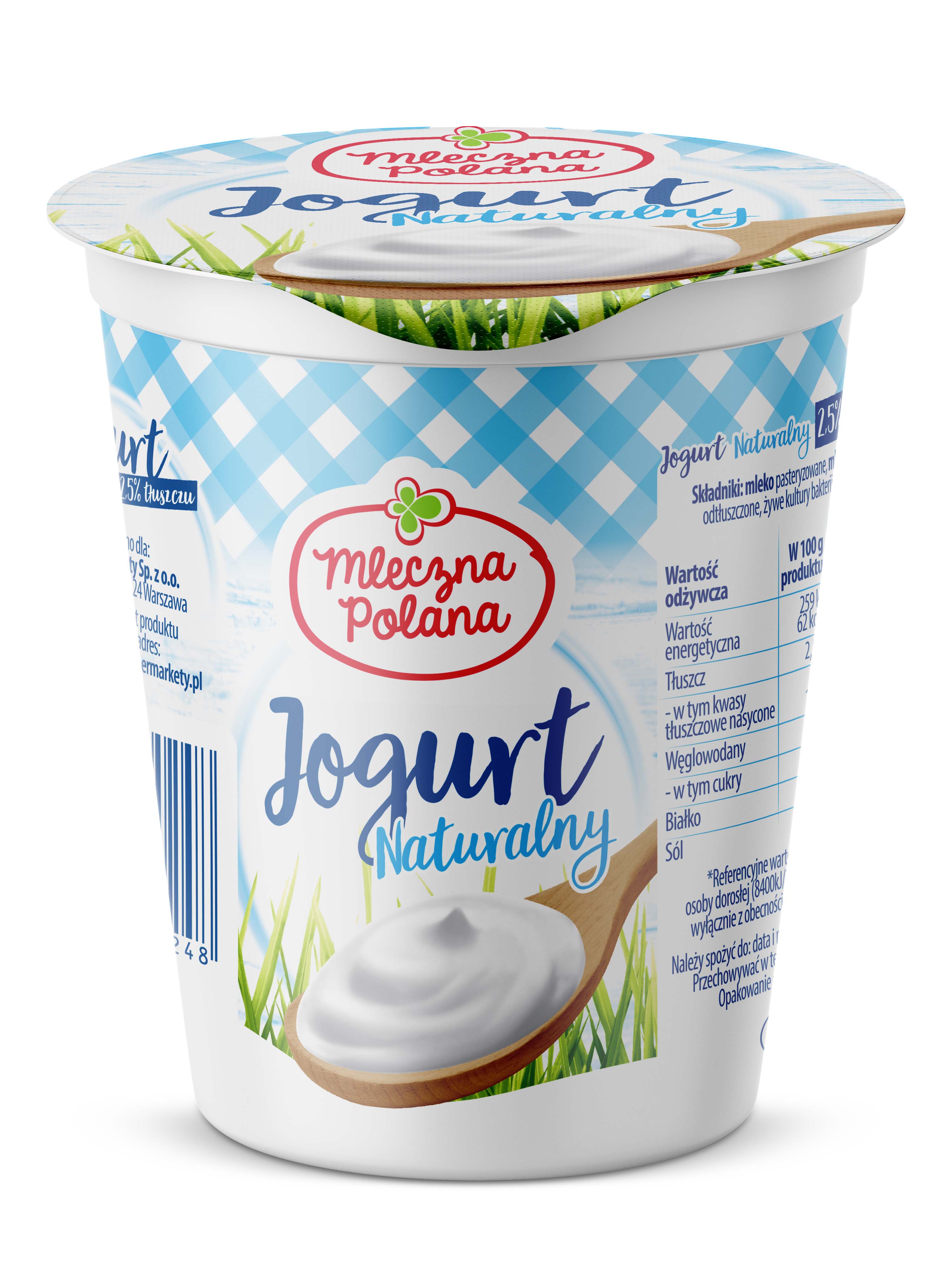 Jogurt naturalny Mleczna Polana 400g