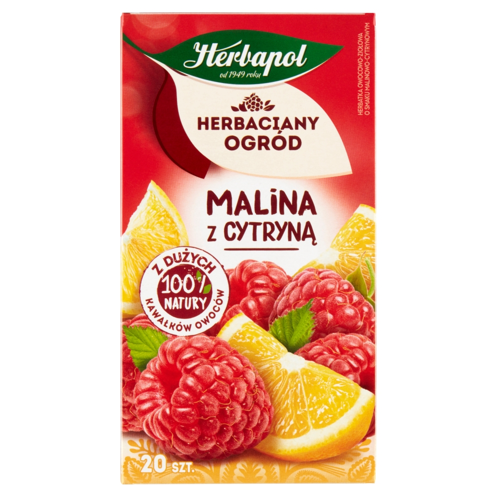 Herbatka malina z cytryną Herbaciany Ogród 20x2,7g esklep.polomarket.pl