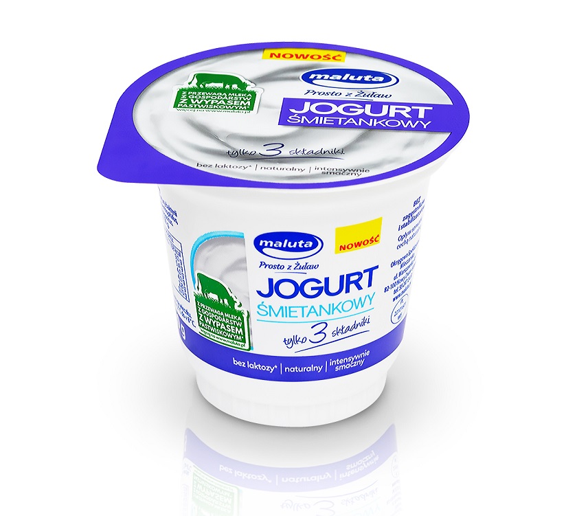 Jogurt śmietankowy bez laktozy Maluta  220g