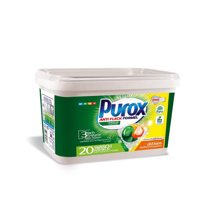 PUROX CAPS UNIV.kap.do prania 20szt