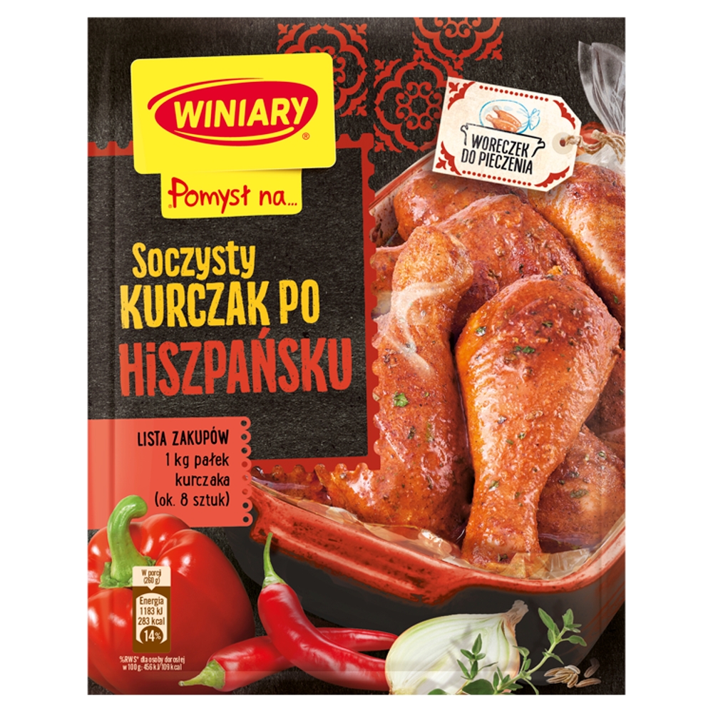 Pomysł Na Soczystego Kurczaka po Hiszpańsku Winiary 38g