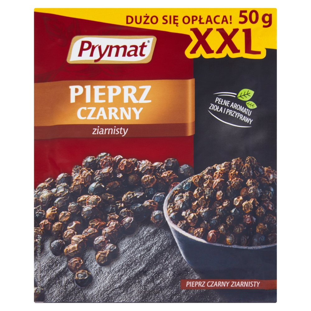 Pieprz czarny ziarnisty XXL Prymat 50g
