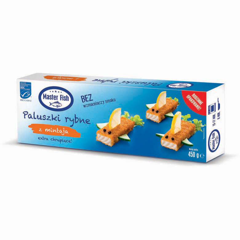 Paluszki rybne z mintaja Master Fish 450g